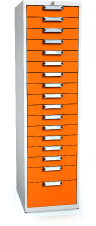 Univerzální kontejner pro pracovní stoly 1773 x 480 x 600 - 17x zásuvka